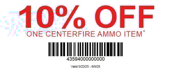 10 Percent off Centerfire Coupon 10 Percent off Centerfire Coupon